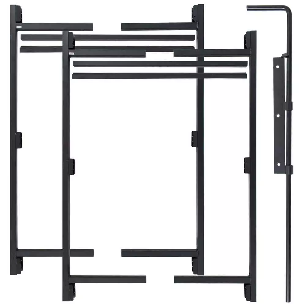 Adjust-A-Gate 3-Rail 60 in. H/ 36 in. -60 in. W Kit-Contractor Series Double Drive Kit - Image 2