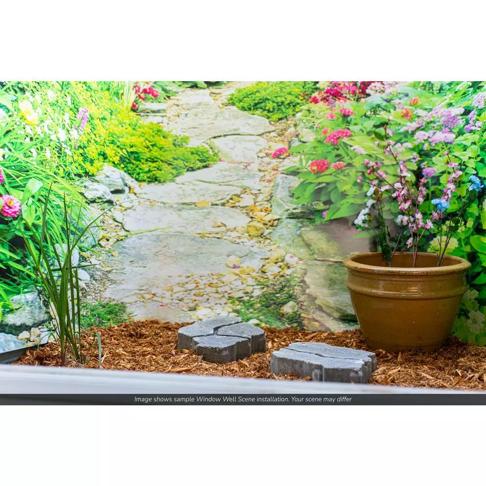 Biggies Bonsai View - Weather Proof Scene for Window Wells or Wall Mural - 120 in. x 60 in - Image 6