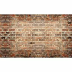 Biggies Brick View - Weather Proof Scene for Window Wells or Wall Mural - 120 in. x 60 in.