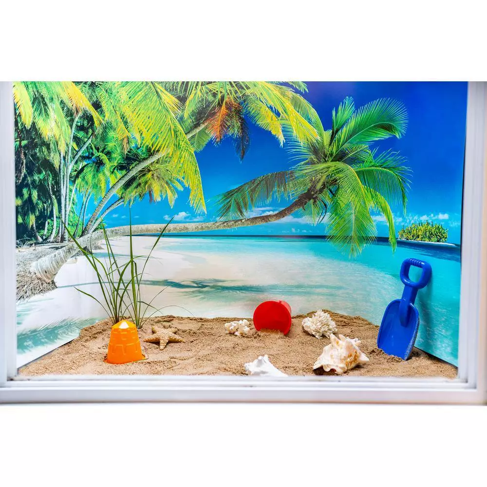 Biggies Lake View - Weather Proof Scene for Window Wells or Wall Mural - 120 in. x 60 in - Image 3