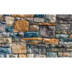 Biggies Masonry View - Weather Proof Scene for Window Wells or Wall Mural - 120 in. x 60 in