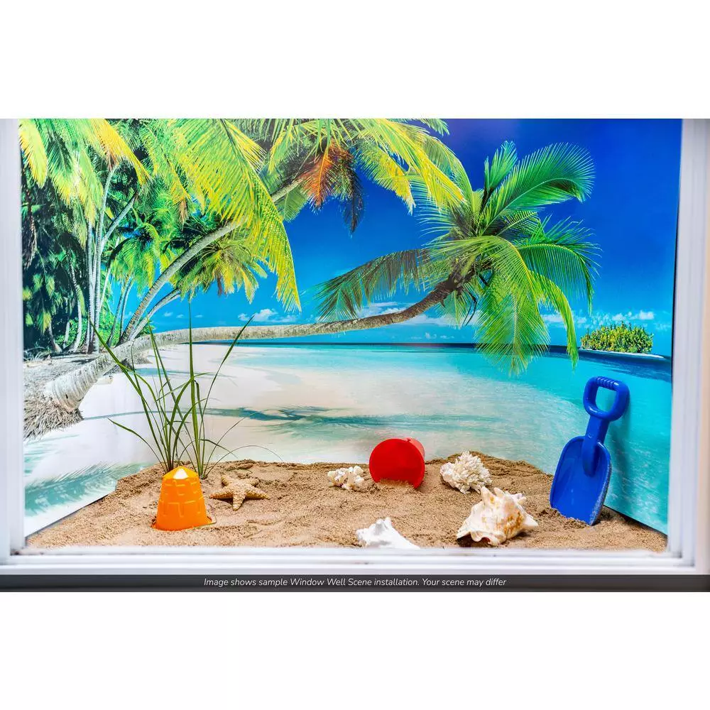 Biggies Stream View - Weather Proof Scene for Window Wells or Wall Mural - 80 in. x 40 in. - Image 3