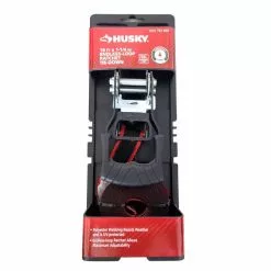 Husky 1-1/4 in. x 16 ft. Endless Loop Ratchet Tie-Down Strap