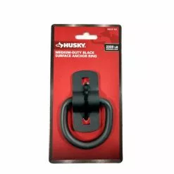 Husky 2333 lbs. Medium-Duty Wire Ring in Black