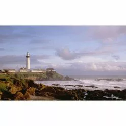 Biggies Coast Light View - Weather Proof Scene for Window Wells or Wall Mural - 100 in. x 60 in.