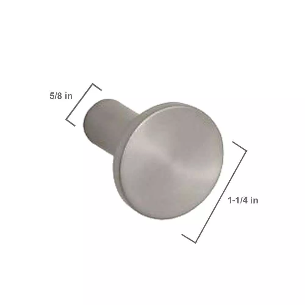 KOHLER 1-1/4 in. Brushed Nickel Cabinet Knob - Image 2