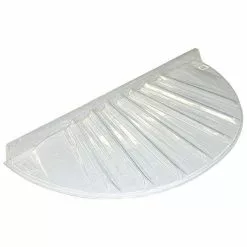 MacCourt 40 in. x 17 in. Low Profile Circular Plastic Window Well Cover