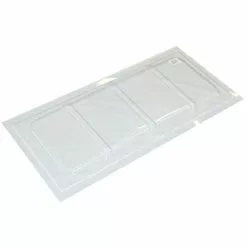 MacCourt 35-1/2 in. x 16-1/2 in. Polyethylene Rectangular Basement Window Cover