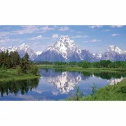 Biggies Mountain Two View - Weather Proof Scene for Window Wells or Wall Mural - 120 in. x 60 in.