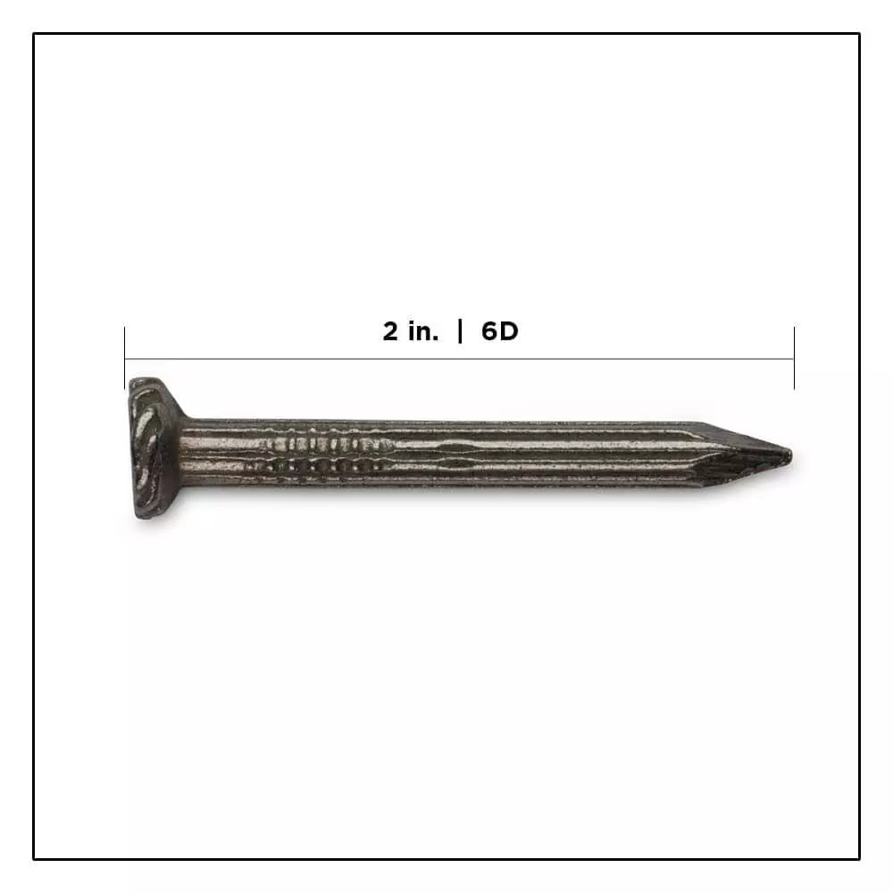 PRO-FIT 2 in. (6D) Brite Fluted Masonry Nail 1 lb. (93-Count) - Image 2