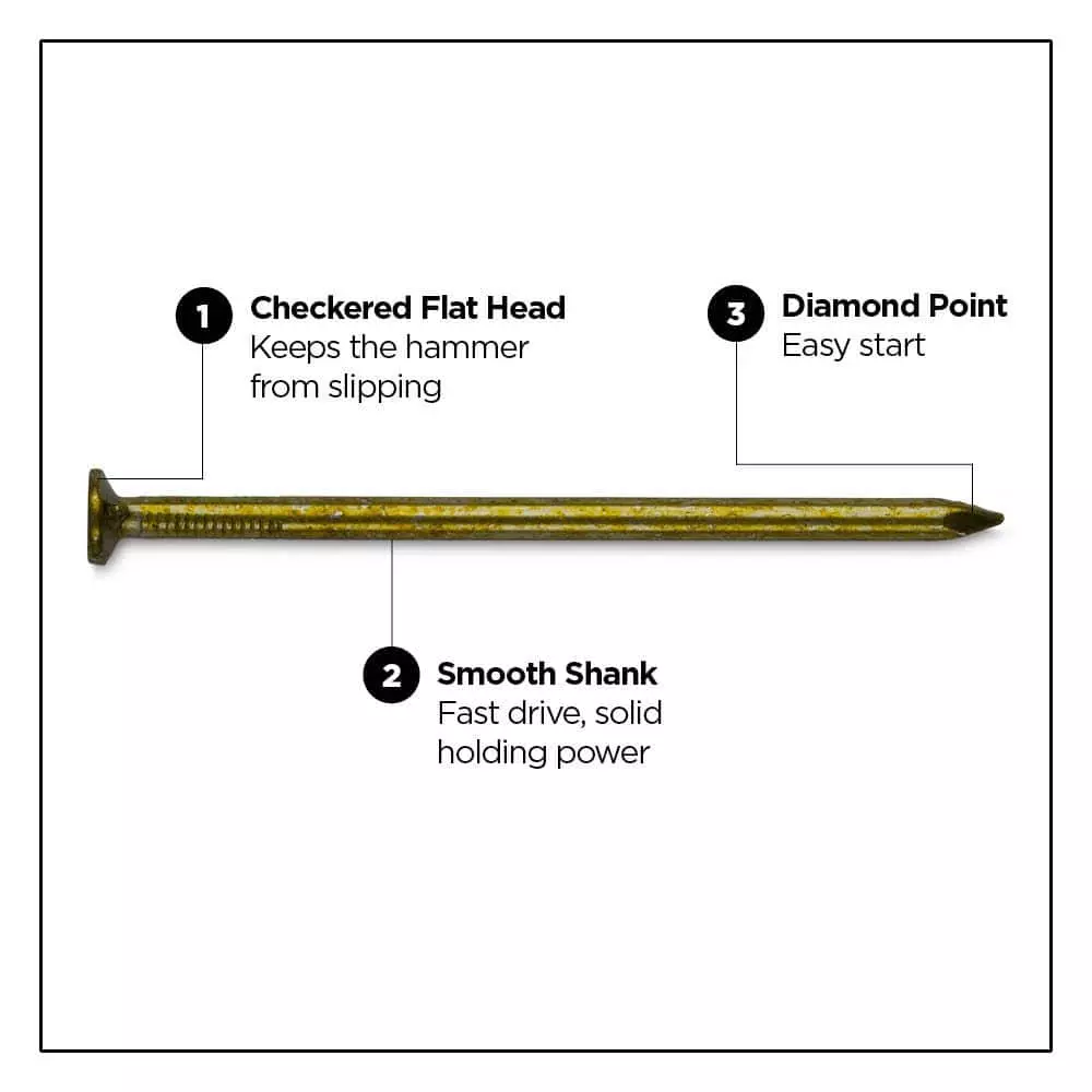 PRO-FIT 3-1/4 in. (16D) Vinyl Coated Sinker 25 lbs. (1550-Count) - Image 3