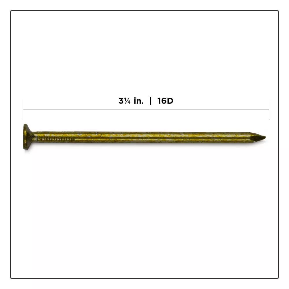 PRO-FIT 3-1/4 in. (16D) Vinyl Coated Sinker 25 lbs. (1550-Count) - Image 2