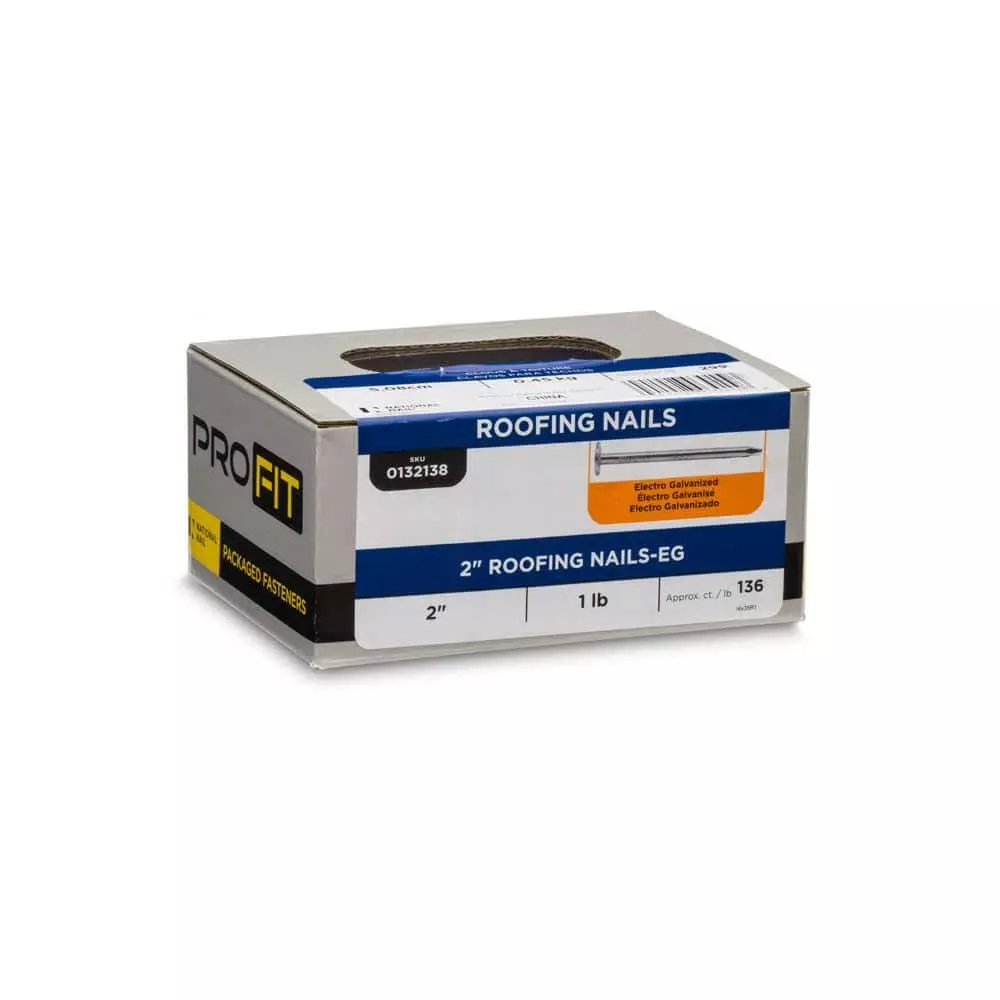 PRO-FIT 2 in. Electro Galvanized Roofing Nail 1 lb. (136-Count) - Image 4