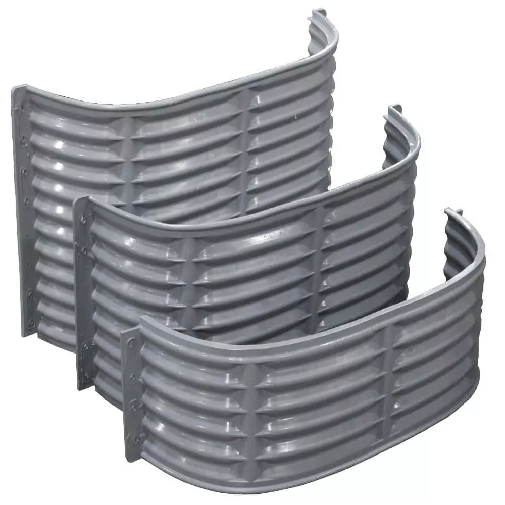 SHAPE PRODUCTS 37 in. W x 12 in. D x 12 in. H Straight Plastic Area Window Well - Image 2