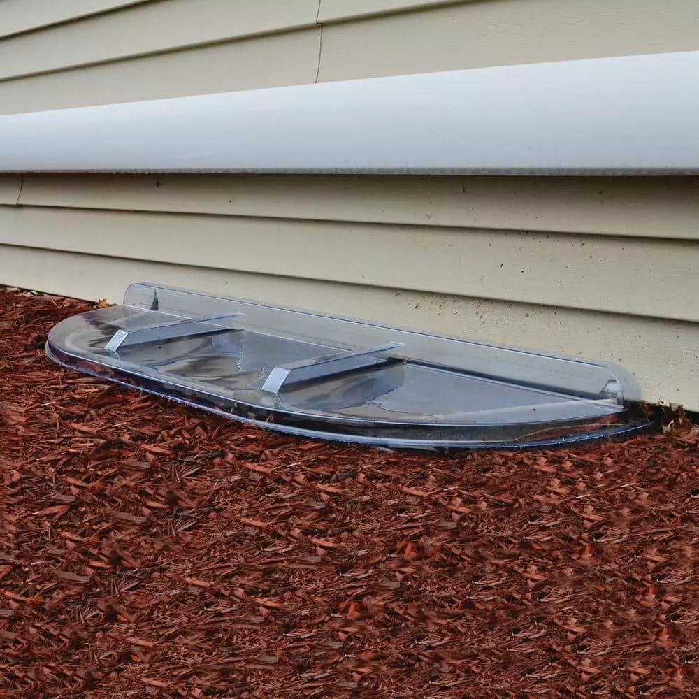 SHAPE PRODUCTS 39 in. W x 13 in. D x 2-1/2 in. H Economy Straight Flat Window Well Cover - Image 2