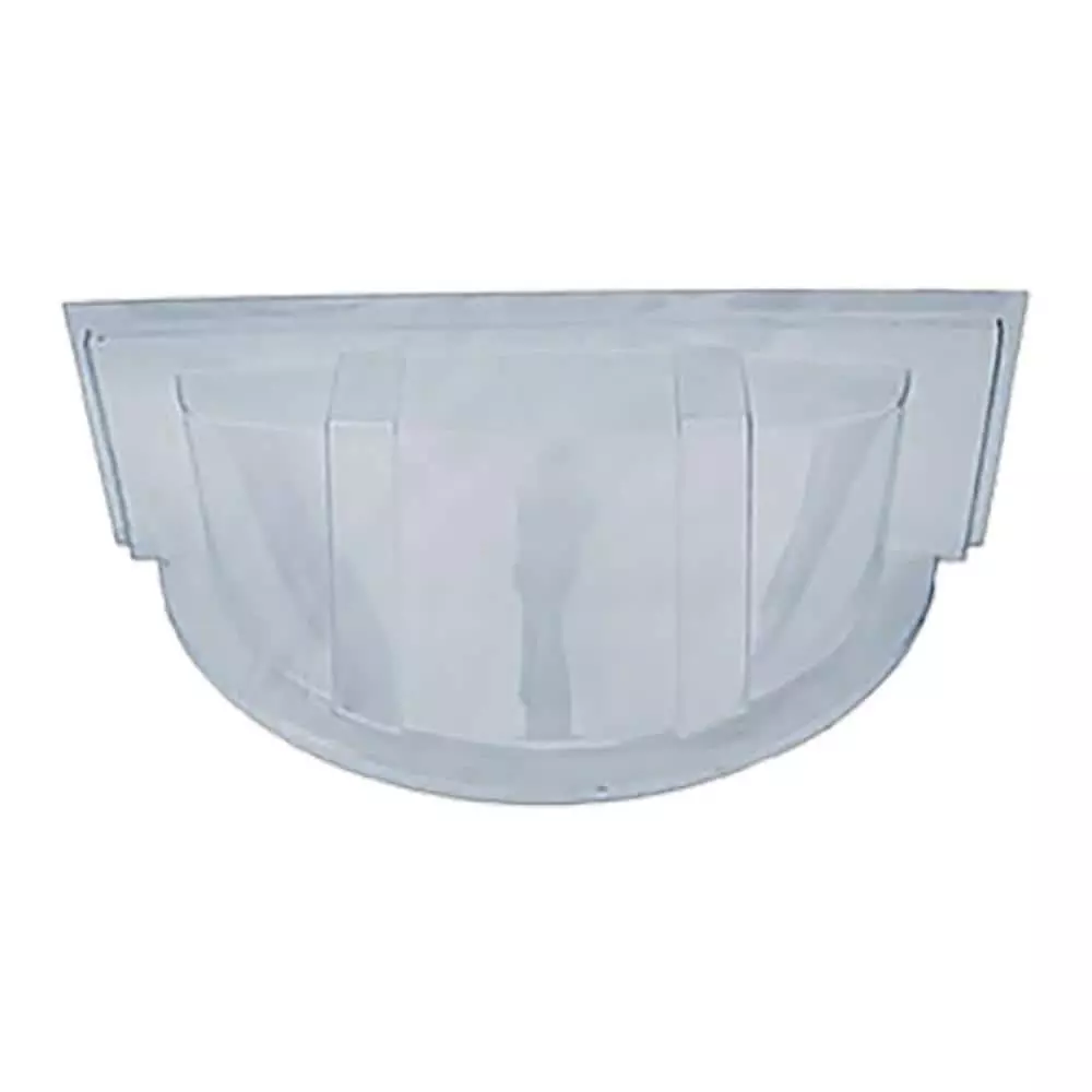 SHAPE PRODUCTS 39 in. W x 17 in. D x 15 in. H Economy Round Bubble Window Well Cover