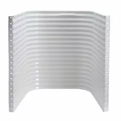 SHAPE PRODUCTS 42 in. W x 36 in. D x 48 in. H White Steel Egress Window Well