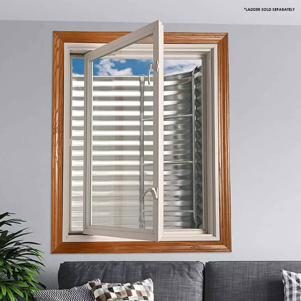 SHAPE PRODUCTS 42 in. W x 36 in. D x 48 in. H Galvanized Steel Egress Window Well - Image 3