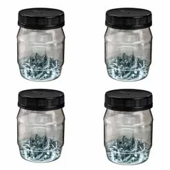 Venti Air #8 x 1/2 in. Sharp Point Sheet Metal 1/4 in. Slotted Hex Head Screw (4 x 100-Pack)